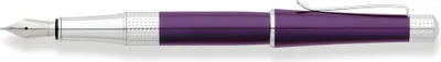 Produktbild von Cross AT0496-7MS, Violett, Kartuschenfüllsystem, Schwarz, Metall, Lack, Rundspitze