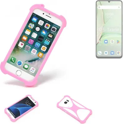Produktbild von K-S-Trade Handy Hülle kompatibel mit UMIDIGI G9C Schutz Hülle Bumper Silikon Schutz Hülle Cover Case Silikoncase Silikonbumper TPU Softcase