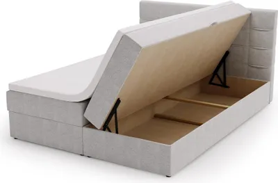 Produktbild von Polsterbett 160x200 ELSIE 2 mit Stauraum - grün