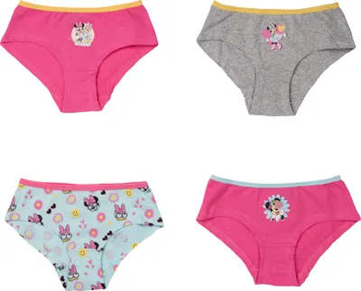 Produktbild von Disney Minnie Mouse Panty für Mädchen Kinder Slip Unterhose Unterwäsche Mehrfarbig Bunt (4er Pack) 110-116