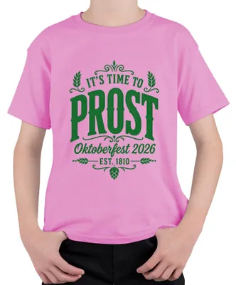 Obrázek produktu pro Tričko s motivem Oktoberfestu 2026, "Wiesn Bierfest Lederhose", růžové, velikost 128