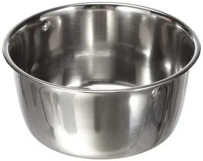 Obrázek produktu pro KERBL Edelstahlnapf Napf 600 ml 15 x 12,5 x 6 cm Wanne Schraubbefestigung 82782