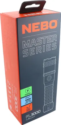 Produktbild von Nebo EB-FLT-1009-G MASTER SERIES FL3000 LED Taschenlampe, max. 3000 Lumen,  Zoomfunktion, mit Magnetfuß