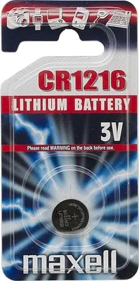 Immagine prodotto di Maxell 11238800 Maxell Batterie Knopfzelle CR1216 3V  25mAh Lithium     1St.