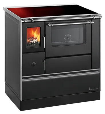Immagine prodotto di Forno da cucina Westminster K 176 F/A 90, colore nero, piano cottura in vetroVetroceramica, vano cottura posizionato a destra