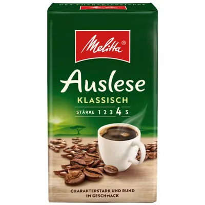 Immagine prodotto di Melitta Auslese Klassisch 500 g di caffè macinato