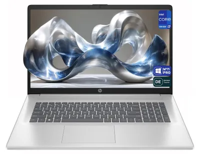 Produktbild von HP 17 Business Laptop, i7-1355U, 17.3" FHD (1920x1080), QWERTZ Tastatur, 32 GB RAM | 1 TB SSD