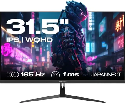 Image de Moniteur gaming JAPANNEXT 31,5 pouces IPS 2K WQHD (2560 x 1440) 165 Hz 1 ms JN-IPS3150WQHDR165