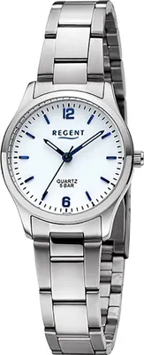 Zdjęcie produktu dla Regent metalowy zegarek damski kwarcowy srebrna metalowa bransoleta D2URF1419