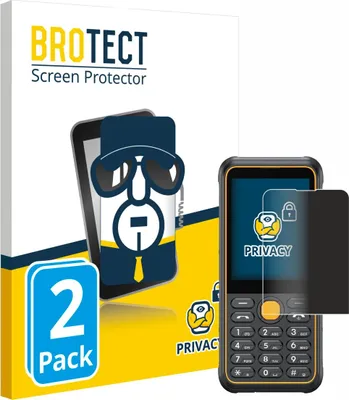 Produktbild von 2x BROTECT Sichtschutzfolie für Ulefone Armor Mini 4 Anti-Spy Privacy Sichtschutz Blickschutz Folie Blaulicht-Schutz
