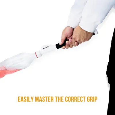 Produktbild von Golf-Schwungtrainer – Übungsstock mit einstellbarem Gewicht, zur Förderung des richtigen Griffs, Trainingshilfe für Anfänger im Innenbereich, mit visueller Ausrichtung und Flaschenverschlussgriff