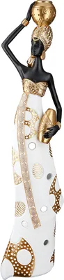Produktbild von Gilde Poly Figur Lady "Mara" mit Kopftuch VE 2 37942