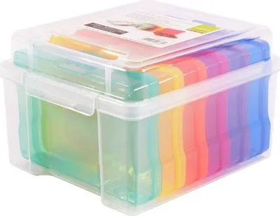 Obrázek produktu pro Vaessen Creative | Barevný úložný box se 6 boxy