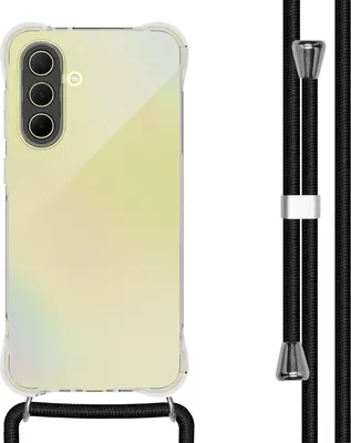 Image de imoshion Coque arrière transparente avec cordon pour Samsung Galaxy A36 - Noir