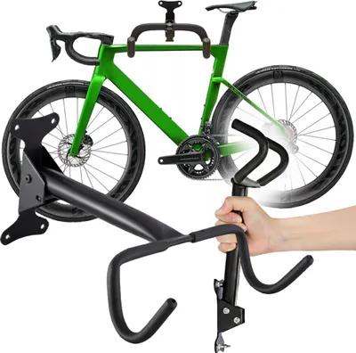 Zdjęcie produktu dla wieszak na rower ścienny uchwyt rowerowy regulowany hak na ścianę 30kg