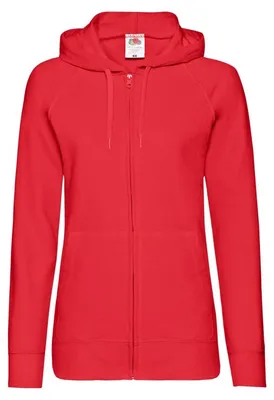 Produktbild von Damen-Kapuzenjacke - FOL HOODED JACKET/W - red - Größe XS