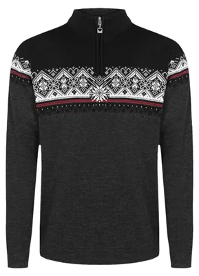 Produktbild von DALE OF NORWAY Moritz Herren Pullover aus Wolle grau M