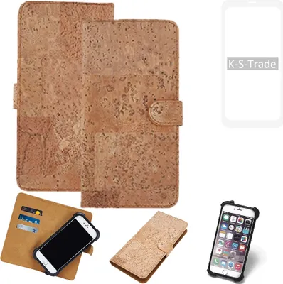 Produktbild von K-S-Trade Hülle kompatibel mit OnePlus OnePlus 8  Kork Handyhülle Cover  Schutzhülle TPU Case Bumper in Hellbraun, (1x)