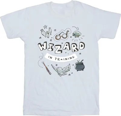 Produktbild von Harry Potter - "Wizard In Training" T-Shirt für Herren BI30966 (S) (Weiß)