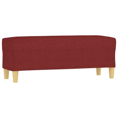 Obrázok produktu pre vidaXL Lavica Víno červená 100x35x41 cm Tkanina