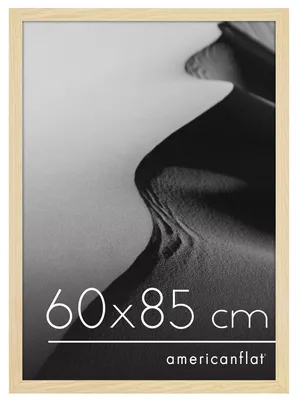 Obrázek produktu pro Rám na fotografie Americanflat, rozměr 60x85 cm, vyrobený z MDF dřeva, s nárazuvzdornou plexisklovou deskou