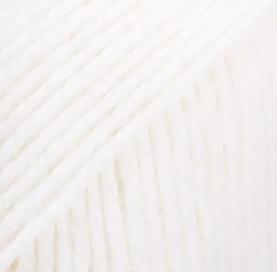 Produktbild von DROPS Karisma Wolle Weiß 100% Superwash, 100 m / 50 g, Maschinenwaschbar