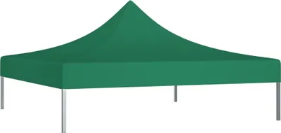 Zdjęcie produktu dla vidaXL Dach namiotu imprezowego 3x3 m zielony 270 g/m²