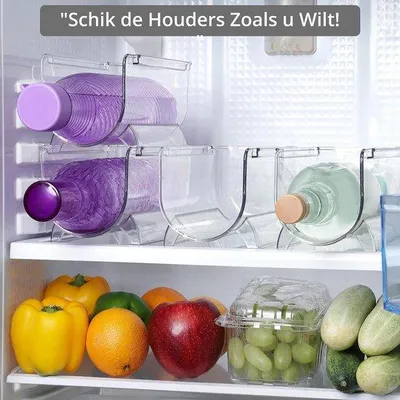 Produktbild von Küchenschrankorganizer, Snack- und Dosenregal, Küche, HOCHWAHRSCHEINLICHES MATERIAL, 4er Pack