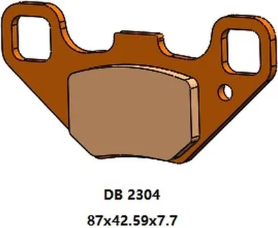 Obrázok produktu pre Brzdové Doštky Kh490 Predné Polaris Rzr 170 '09-'21