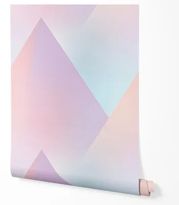 Produktbild von Selbstklebende Tapete Möbelfolie Geometrisches Muster Pastellfarben Tapete Modernes Design Dreiecke Küche Wohnzimmer Flur Schlafzimmer 2,5m x 0,5m