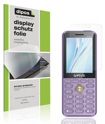 Produktbild von 4x Schutzfolie für GFive 4G Smart matt Displayschutzfolie Folie Display Schutz dipos