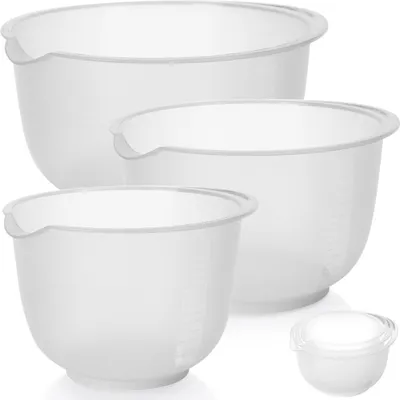 Image de Bol de cuisine Bol à mélanger Bol de service Bol de cuisine 1,5 / 2 / 2,5 L 3 pcs.