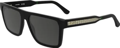 Productafbeelding van Lacoste L6059S zwarte zonnebril voor heren, maat 56/16/150