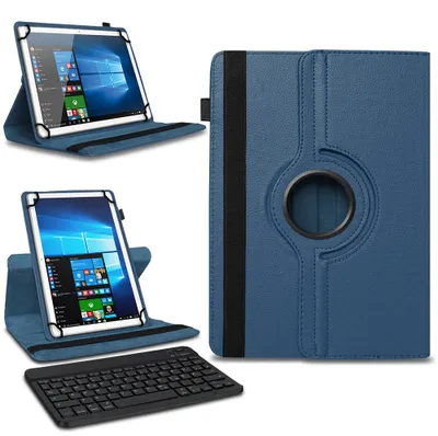 Produktbild von Tablet Tasche Tastatur Hülle für Blackview Tab 90 Schutzhülle Bluetooth CaseFarben:Blau