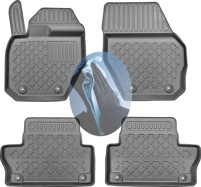 Produktbild von Z519130 TPE-Gummifußmatten kompatibel mit  Volvo XC60 R-Design Momentum 1 Y20 Steilheck Geländewagen SUV 5-türer 2008-2017