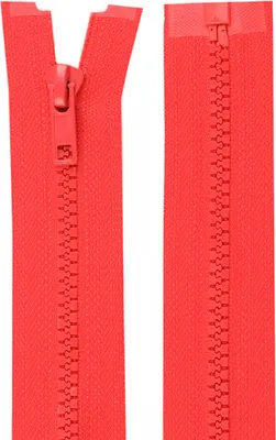 Produktbild von 1 Reißverschluss Plastik Kunststoffprofil 5mm 80 cm teilbar, Autolock, Farbwahl,neonpink