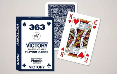Produktbild von Piatnik 1313 Victory, Kartenspiel, Rot