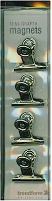 Produktbild von Magnetclip MINI-GRAFFA 4er Set verchromt