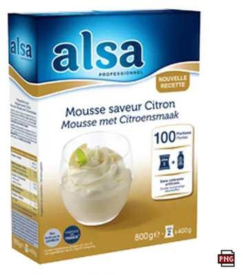 Produktbild von Alsa Zitronen-Mousse 800g – leichte, luftige Dessert- und Tortenfüllung