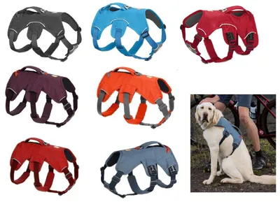 Produktbild von Ruffwear Web Master Harness Geschirr, Farbe:Slate Blue, Größe:XXS