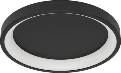 Produktbild von EGLO connect.z Smart-Home LED Deckenleuchte Loretello-Z, Deckenlampe dimmbar, ZigBee, Matter, App und Sprachsteuerung Alexa, RGB, schwarz, Ø 35 cm
