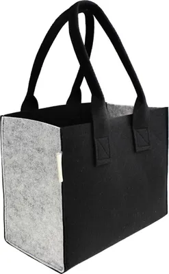 Obrázek produktu pro Plstěná taška SILUK nákupní taška plstěná shopper 35 x 20 x 28 cm mnoho barev (antracitová/šedá)