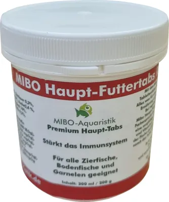 Produktbild von MIBO Aquarium Haupt-Futtertabs ROT NEU in der DOSE