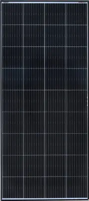 Produktbild von enjoy solar® Solarpanel Monokristallines Solarmodul 200W 12V (Schwarze Rahmen) 0% MwSt