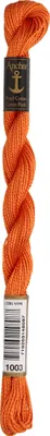 Produktbild von Anchor Perlgarn Stärke 5 4585000-01003 orange Stickgarn, 100 % Baumwolle, 5g Strängchen