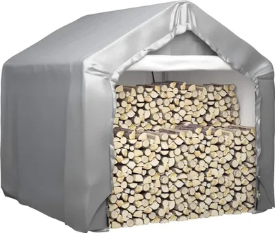 Produktbild von vidaXL Lagerzelt Grau 180x180 cm Verzinkter Stahl
