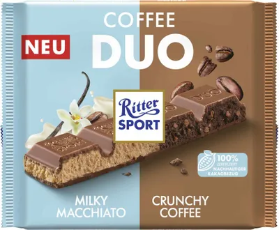 Produktbild von Ritter Sport Coffee Duo Doppelt gefüllt und doppelt lecker 218g