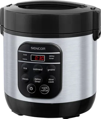 Produktbild von SENCOR SRM 0650SS Multifunkčný ryžovar, 5 špeciálnych variacich režimov, možnosť odloženia štartu, trojnásobné bezpečnostné istenie, príkon: 350 W