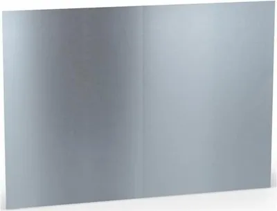 Produktbild von Doppelkarte A5 hoch VE=5 Stück Silber