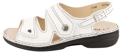 Produktbild von FINN COMFORT Milos Damen Sandale weiss Glattleder - Größe: 39